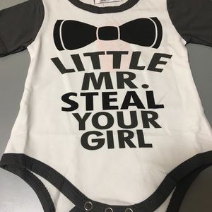 🎉HP🎉 MR. STEAL YOUR GIRL baby bodysuit
